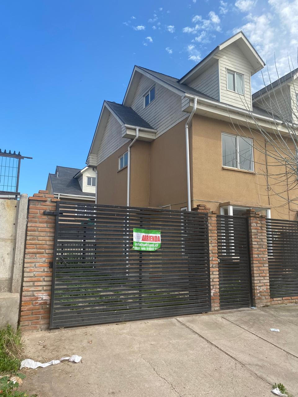 EN ARRIENDO!!!… Propiedad en Hacienda San Martin, Profesor Héctor Cabrera, Melipilla.