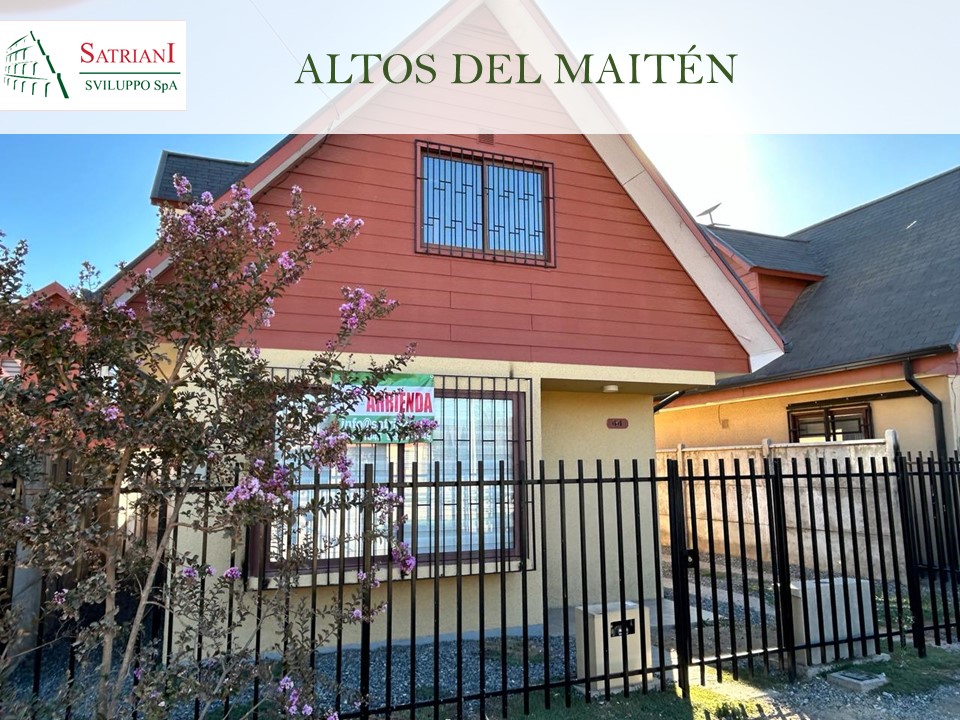 Propiedad nueva en arriendo!!!. Altos del Maitén, Melipilla.