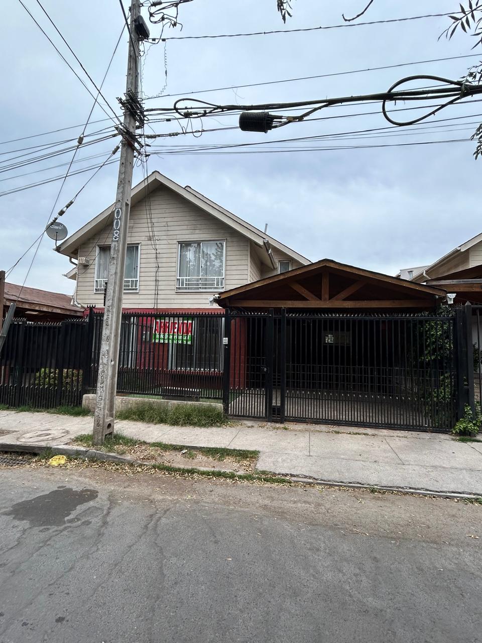 Propiedad en arriendo, Villa Las Hortensias, San Martín, Melipilla.