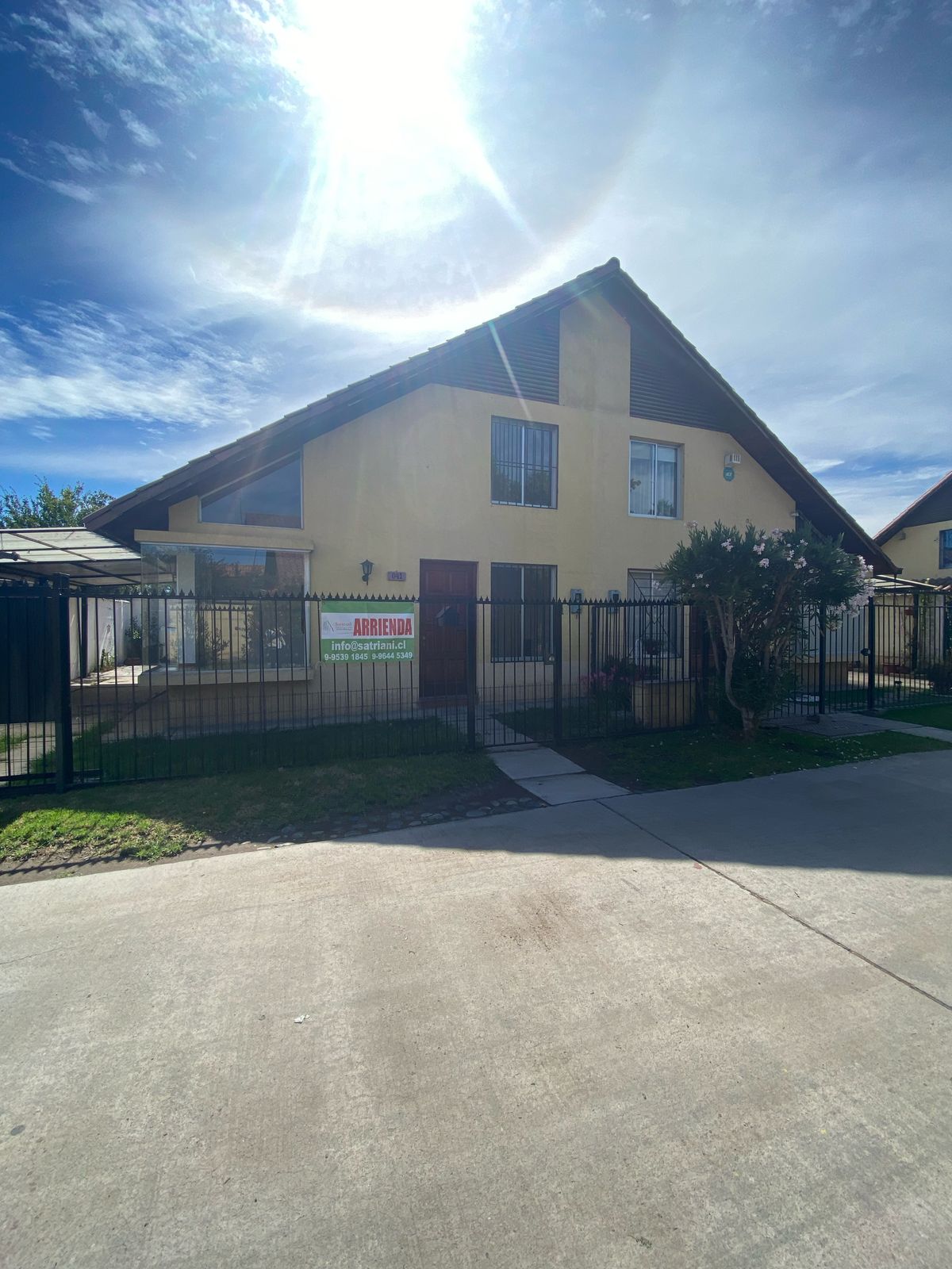 Propiedad en arriendo, Villa España, Melipilla.